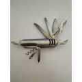 Swiss Army Style Stainless Steel Pocket Knife