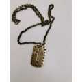 Stunning Brass Chain and Pendant