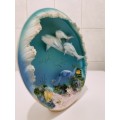 Extremely Detailed and Well Made Resin Ocean Scene Ornament.