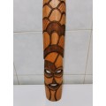 Superb African Mask Wooden Wall Hanging