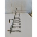 10 Hook Stainless Steel Bathroom/Kitchen Rack