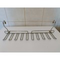 10 Hook Stainless Steel Bathroom/Kitchen Rack