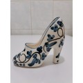 Magnificent Hand Painted Porcelain Shoe (5 of 6)