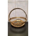 Gold Colour Metal Decorative Basket