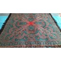 Stunningly Beautiful Woven Tapestry-Like Table Cloth