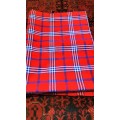 Genuine Stunningly Beautiful Tartan Maasai Table Cloth/Blanket