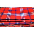Genuine Stunningly Beautiful Tartan Maasai Table Cloth/Blanket