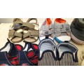 6 Pairs Baby Shoes Sizes 1 and 2 (See Description)