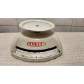 Vintage Circa 1957 Salter Nr 45 Working Pound Kitchen Scale