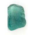 Rare Nori Peter 1935-2009 Alaskan green Art Glass Paper Weight