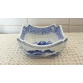 Magnificent Glazed Porcelain Square Container (2 Of 2)