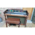Vintage Circa 1960`s Lowrey Genie 44 Organ - Fully Functioning Good Condition - Collection Only