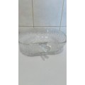 Thick Glass Strawberry Serving Dish