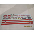 1/32 SCALE WARESLIDE DECALS (GULF)  IE:SCX NINCO SCALEXTRIC AIRFIX AND REVEL