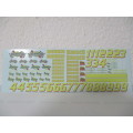 1/32 SCALE WATERSLIDE DECALS SUNOCO FOR SLOT CARS AND DIE CAST CARS