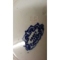 BLUE AND WHITE "ABBEY 1790 " BOWL/PLATE