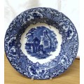 BLUE AND WHITE "ABBEY 1790 " BOWL/PLATE