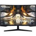 SAMSUNG 32` Odyssey G5 QHD 165Hz 1ms FreeSync Curved Gaming Monitor with HDR 10