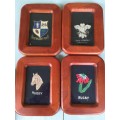 4 Vintage Rugby Blazer badges