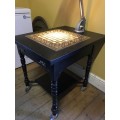 Chess Table with spotlight in good condition ( 65 x 55 x 70 cm , only the table )