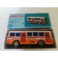 Vintage Tinplate Alps Airport Bus in original box circa 1970s