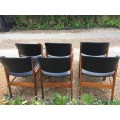 SET OF 6 MID CENTURY CHAIRS IN GOOD CONDITION