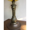 VINTAGE BRASS OIL LAMP ( WORKING ) 70 cm