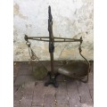 RARE CAST IRON AND BRASS SCALE ( DAY AND MILLARD )
