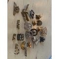 Collection of Military Pins, Badges