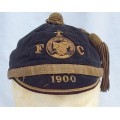 RARE TFC FOOTBALL CLUB PLAYERS CAP CIRCA 1900 ( Tiverton Town Football / Rugby Club )