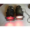 Theatre Lights: Pair in working condition ( 34 x 23 cm )