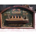Titanic 3D Sign on wood ( 92 x 62 cm )
