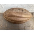 Rugby : Super Rare Huge Leather 8 Panel Ball made for display