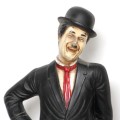 1 Charlie Chaplin Figurines made from Fibreglass ( 53 cm ) Bid per figurine to take 1