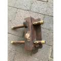 Vintage Wooden and Brass Woodworkplane