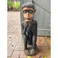 Woodcarved Baboon ( 64 cm )