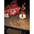 Tinplate Motorcycle and Sidecar by Jabula Toys (25 cm )