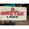 Original Castle Lager Enamel Sign ( 175 x 84 cm )