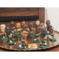 Collection of Bafana Bafana Soccer Figurines