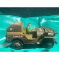 Japanese Tinplate Battery Operated Jeep ( 25 cm )