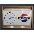 Vintage Pepsi Advertising Wall Clock ( 43 x 31 x 30 cm )