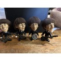 Set of 4 Beatles Remco Dolls with Instruments circa 1964