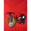 Chromed German Ww 11 Helmet Centerpiece