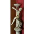 Rare Art Deco Marble Lamp on Stand ( 110 + 88 cm )