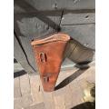 Vintage Leather Saddle and Gunbag