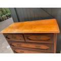 Rare Africana  Cape Rooi Els and Stinkwood Chest of Drawers circa 1890 ( 120 x 110 x 50 cm )