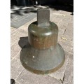 Vintage Brass Church Bell ( 30 cm high , 30 cm diameter )