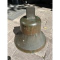 Vintage Brass Church Bell ( 30 cm high , 30 cm diameter )