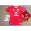Rugby : British Lions 2021 Players set: Jersey , Cap , Practice gear