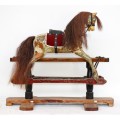 Rare Victorian Lines Bros. Rocking Horse ( 90 x 80 x 40cm )